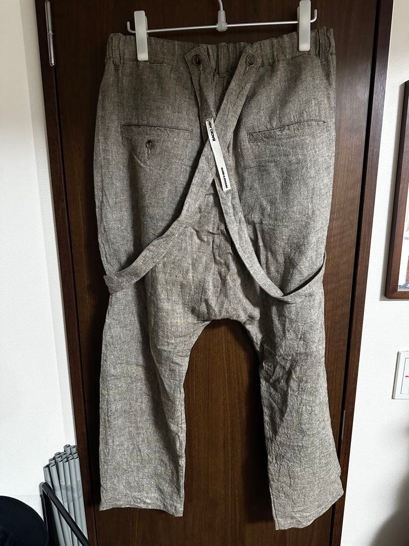 限定値下☆BACKLASH リネンサルエルサロペット ベージュM☆