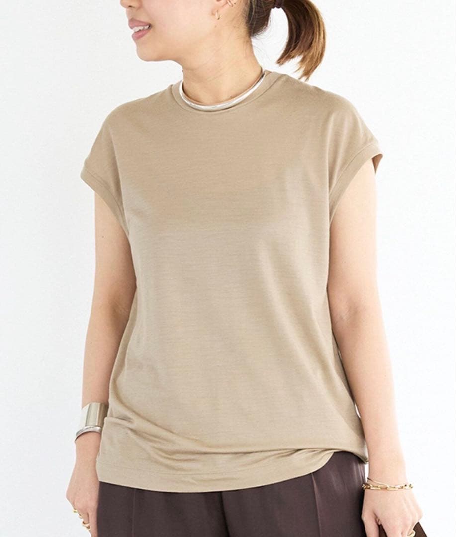 Deuxieme Classe Prime wool jersey タンクトップ