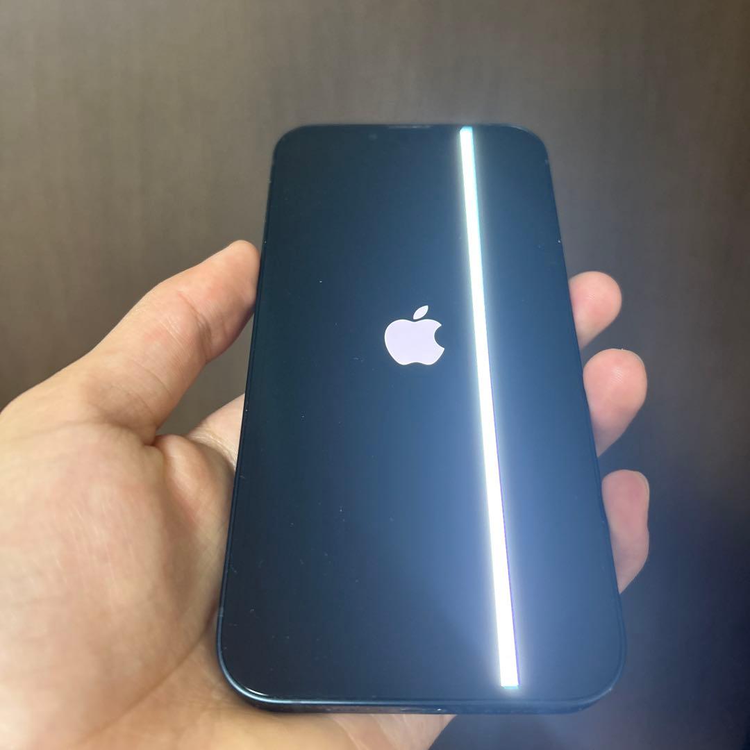 iPhone 13 SIMなし ネイビー 初期化済み 箱無し 縦線あり