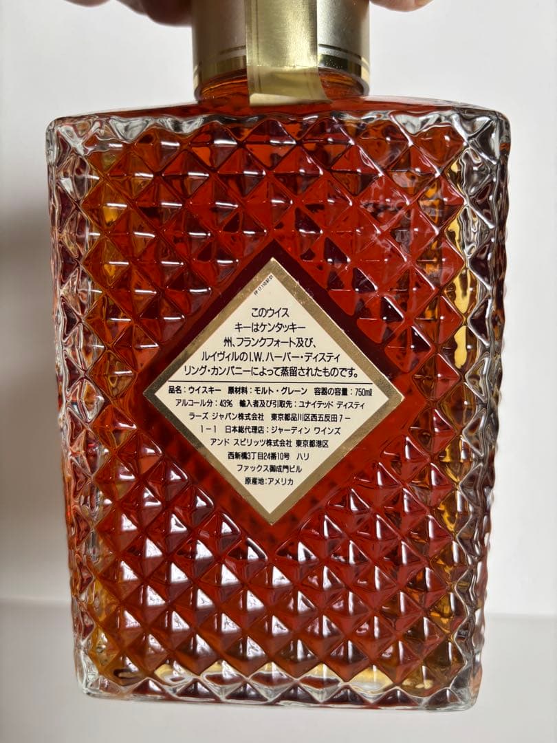 I.W.ハーパー12年 I.W. HARPER12年ウイスキー750ml未開封品