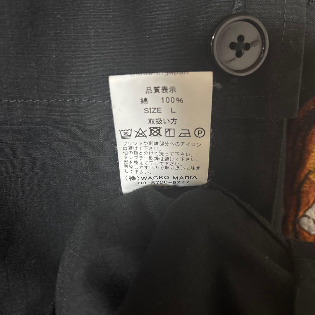 WACKO MARIA ARMY SHIRT (TYPE-2) ブラック