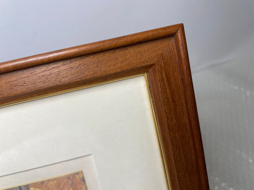 木村光佑 版画　「時の流れ」直筆サイン 額装　162/500