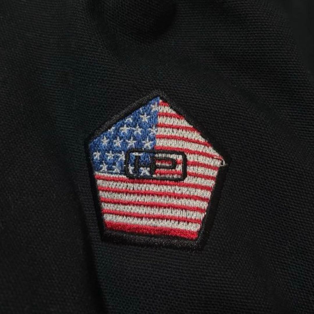 【レア】 Carhartt デトロイトジャケット 刺繍 ブラック 42 J01