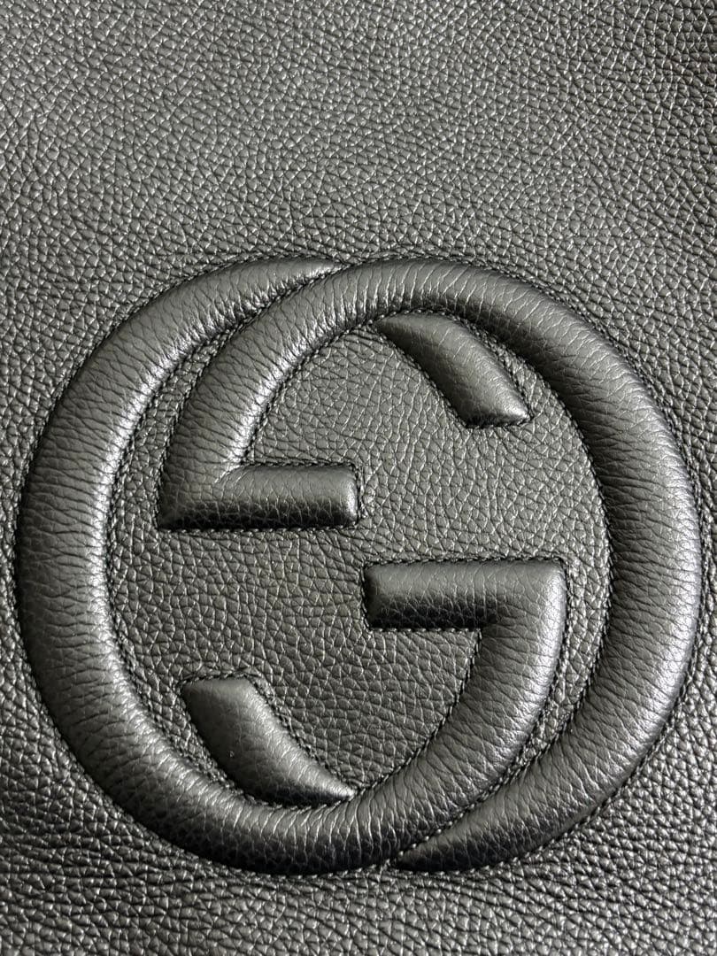 GUCCI グッチ ソーホー 2way ハンドバッグ インターロッキング G