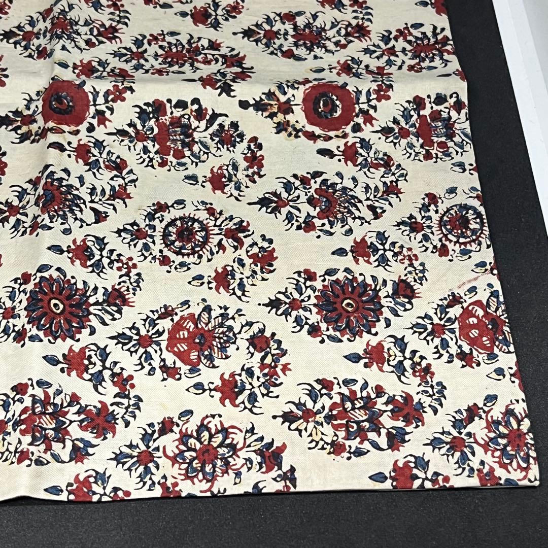 【珍品】 松莚流　帛紗　袱紗　『更紗 喫茶去』　ふくさ　共箱　煎茶　茶道具