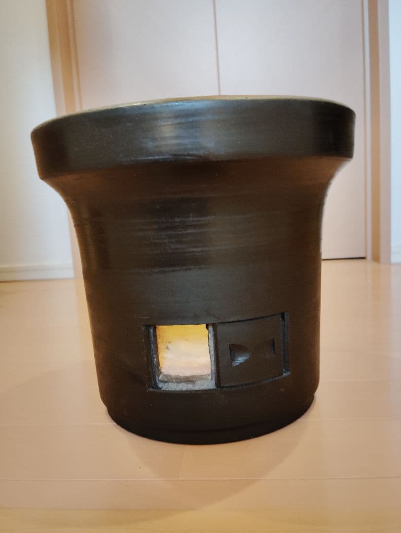 黒七輪　三河焼き　未使用