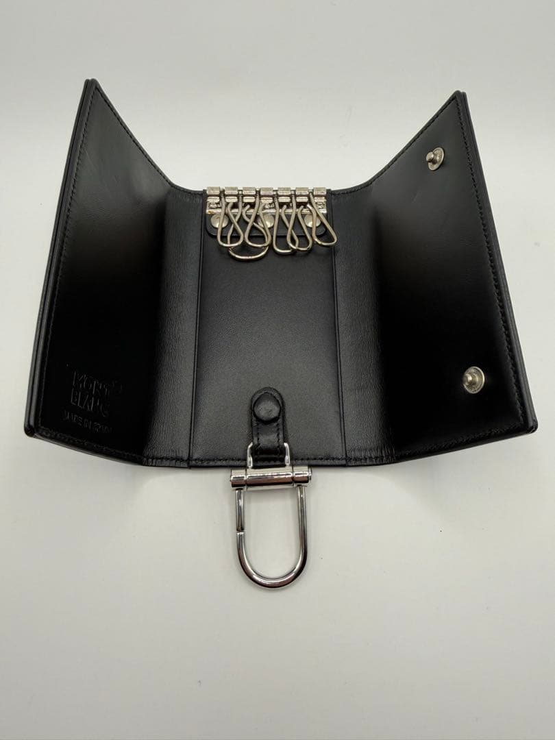 Montblanc モンブラン　ブラック レザー キーケース