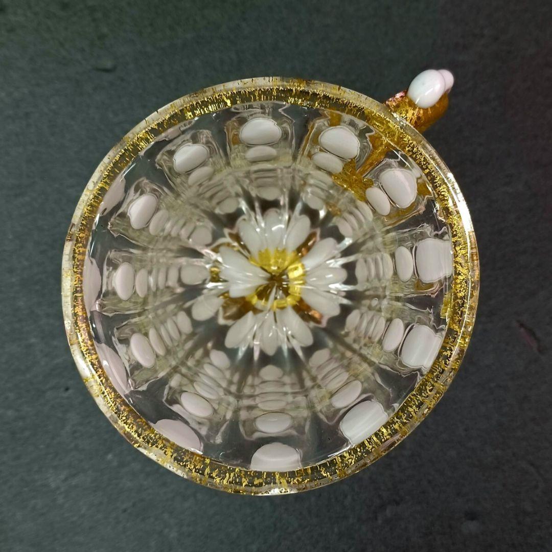 【工芸】★ 岩田久利 作 金彩 白玉 飾壺 ジョッキ グラス ★ マグカップ