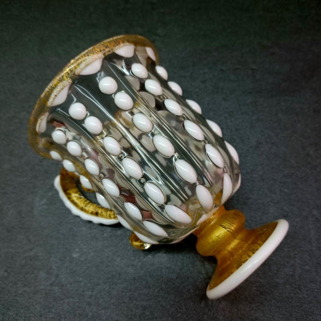 【工芸】★ 岩田久利 作 金彩 白玉 飾壺 ジョッキ グラス ★ マグカップ