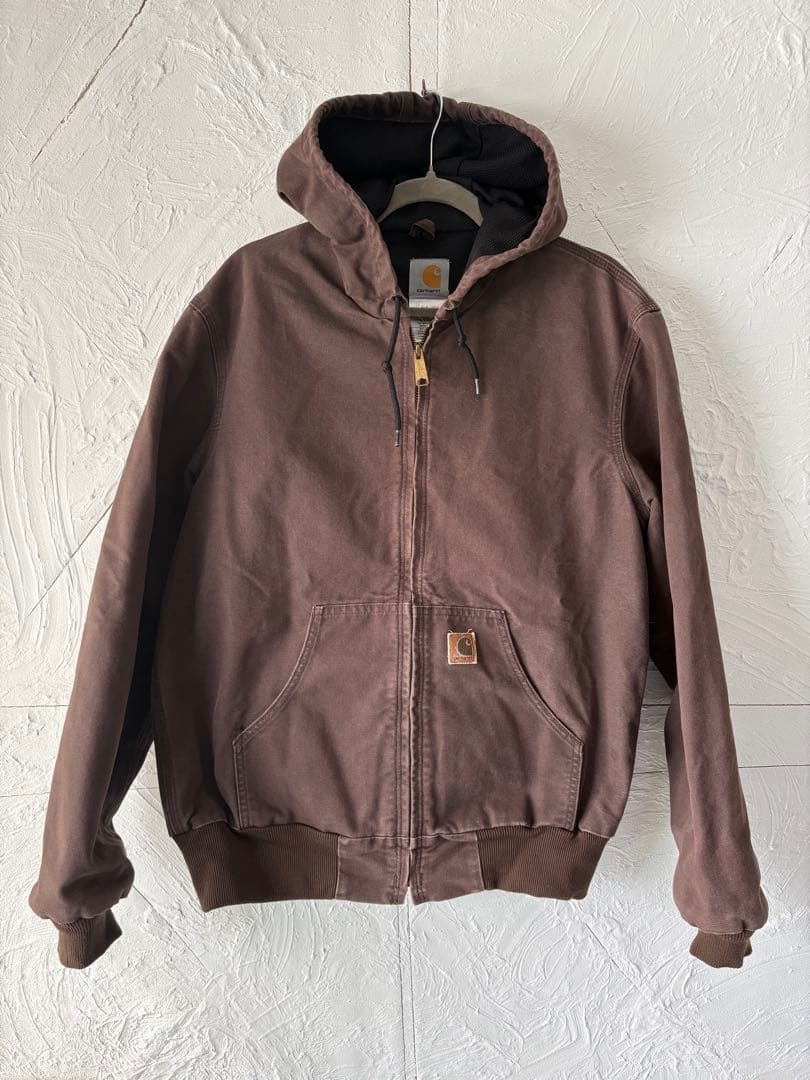 カーハート アクティブジャケット J208ダークブラウンM
