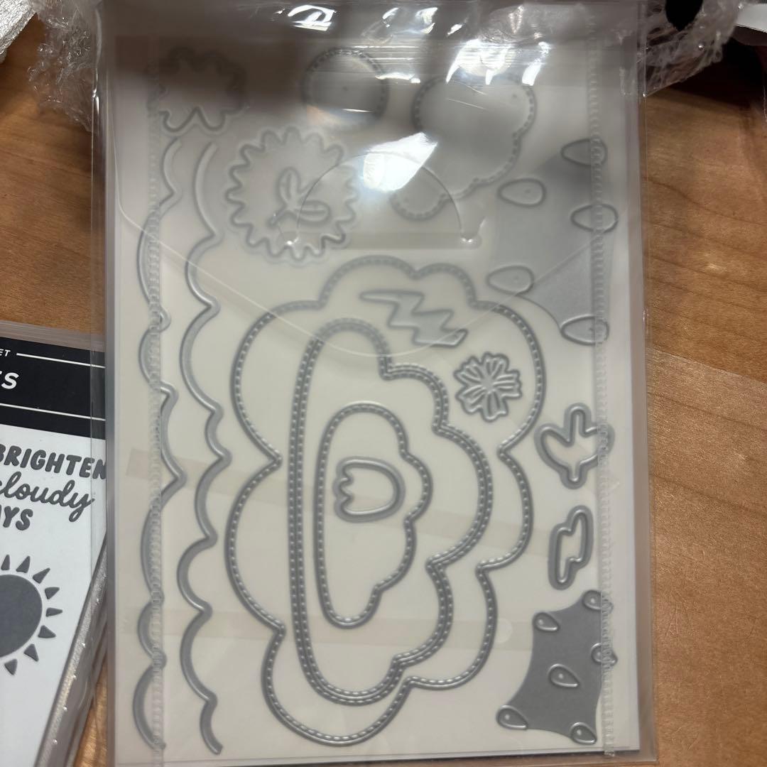 未使用♡スタンピンアップ　雲雨太陽