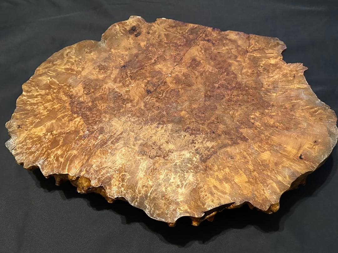 ☆天然木 花梨☆多瘤 一枚板☆花台 華台 置き台 飾り板 敷板