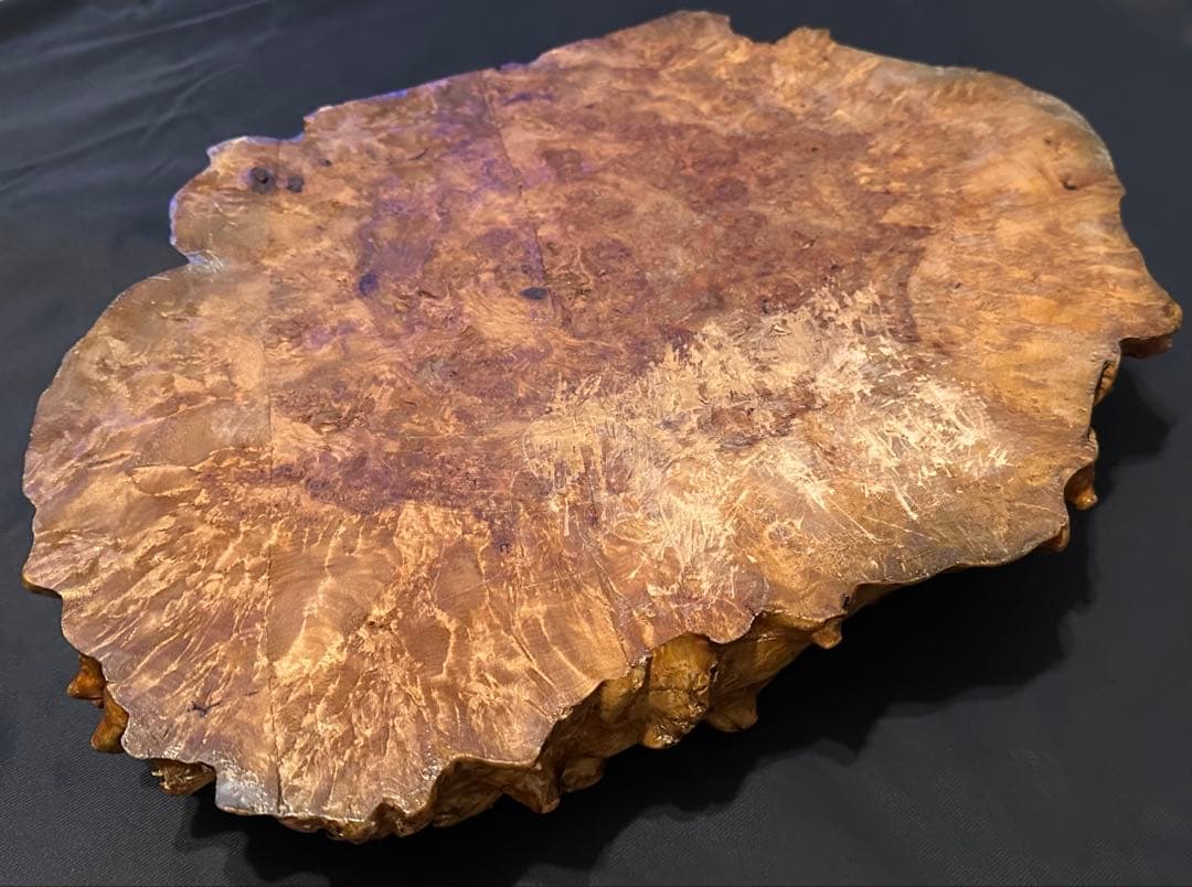 ☆天然木 花梨☆多瘤 一枚板☆花台 華台 置き台 飾り板 敷板