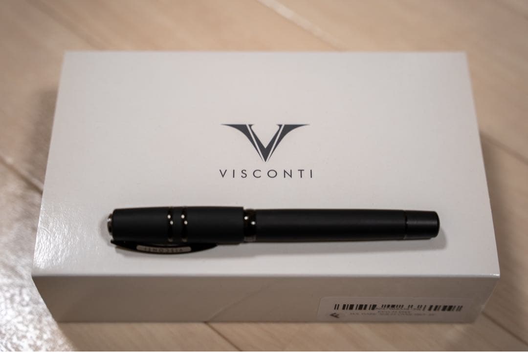 【最終価格】VISCONTI 万年筆　ホモサピエンス EF ダークエイジ