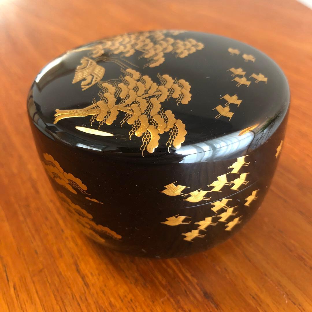 茶道具　平棗　一斉　金蒔絵