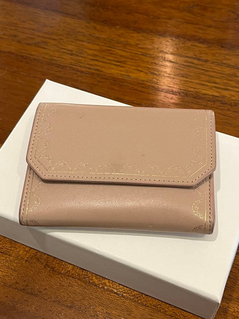 【カルティエ】ガーランド ミニウォレット 三つ折り財布