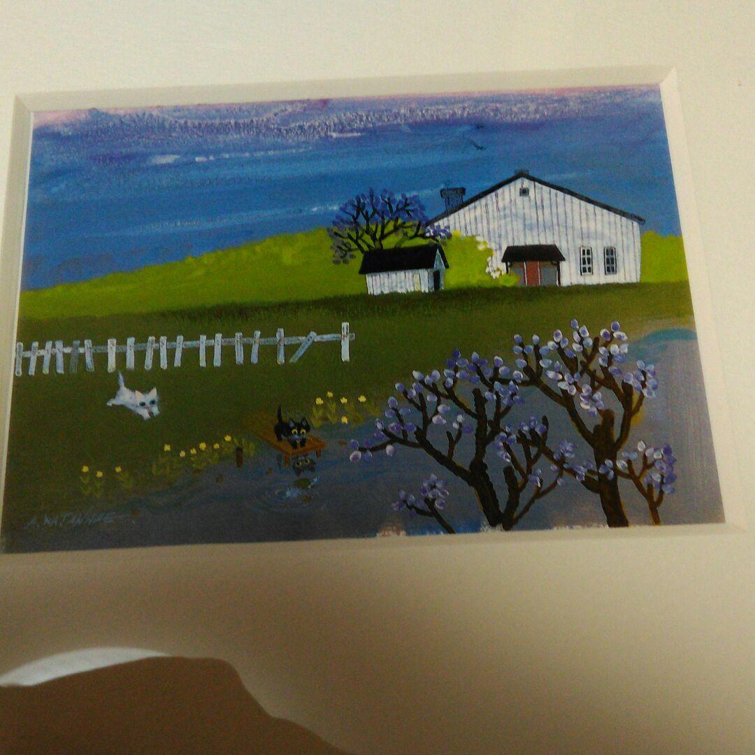 ❤猫好き(❁ᴗ͈ˬᴗ͈)　絵画　270×220