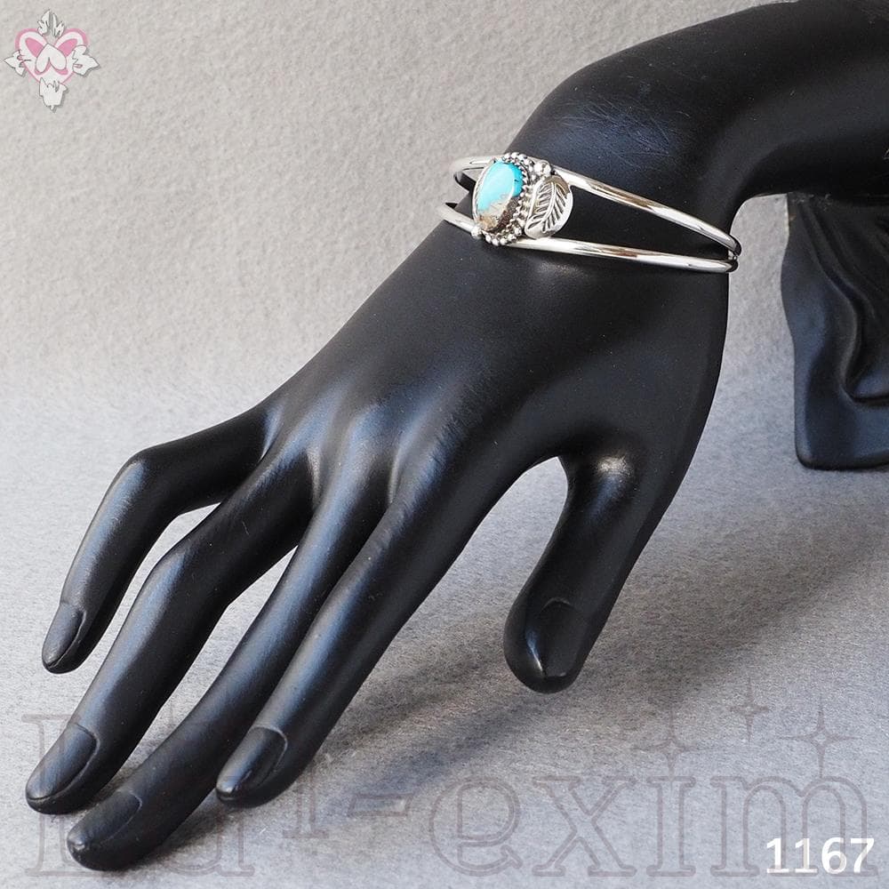 大粒 ナゲット ターコイズ インディアンジュエリー ナバホ族 シルバー バングル