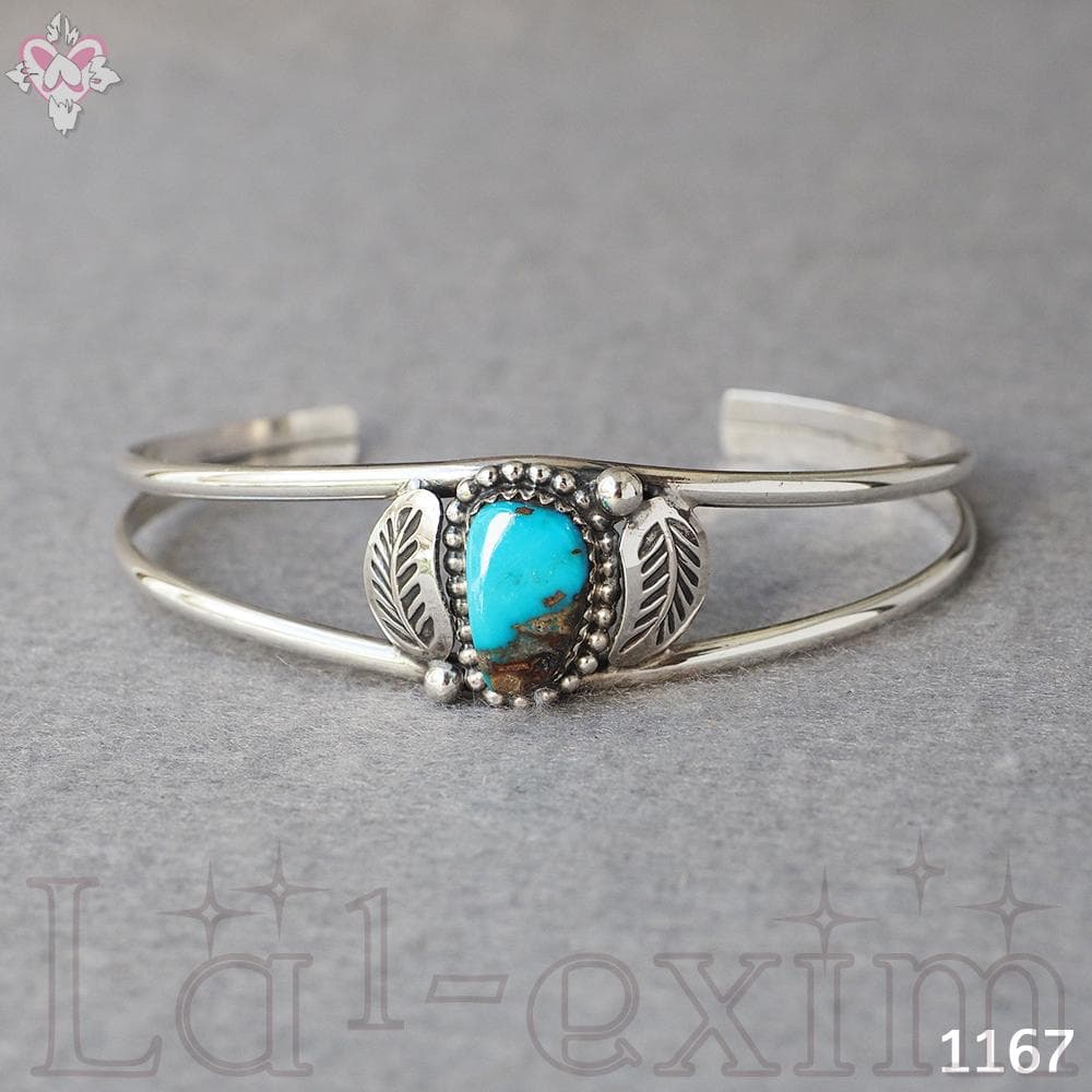 大粒 ナゲット ターコイズ インディアンジュエリー ナバホ族 シルバー バングル