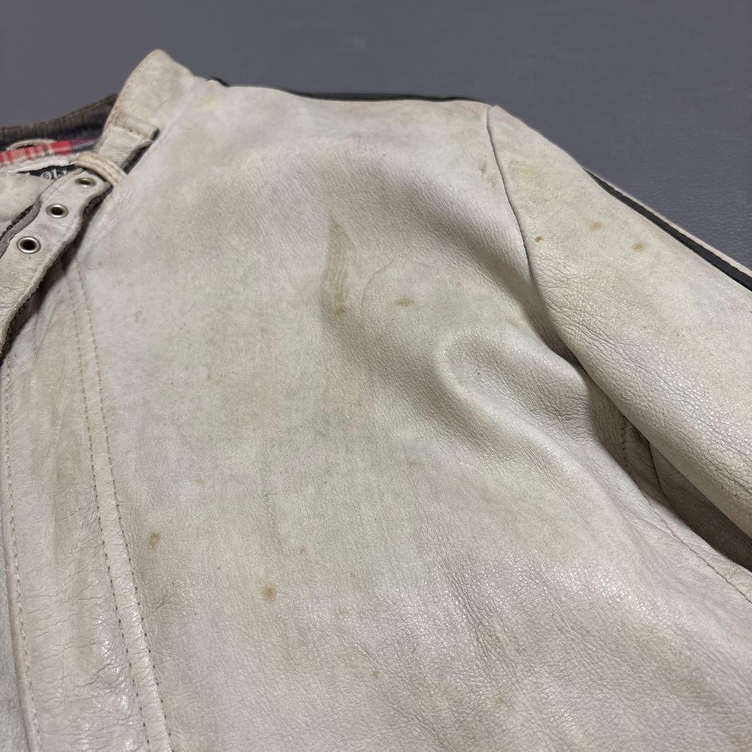 Schott ショット ユーズド加工 レザー シングルライダース