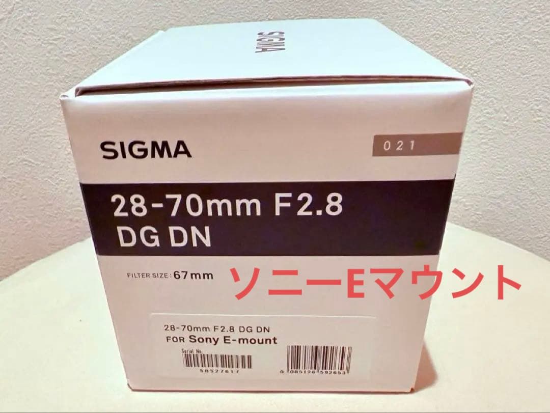【新品】 SIGMA 28-70mm F2.8 DG DN ソニーEマウント