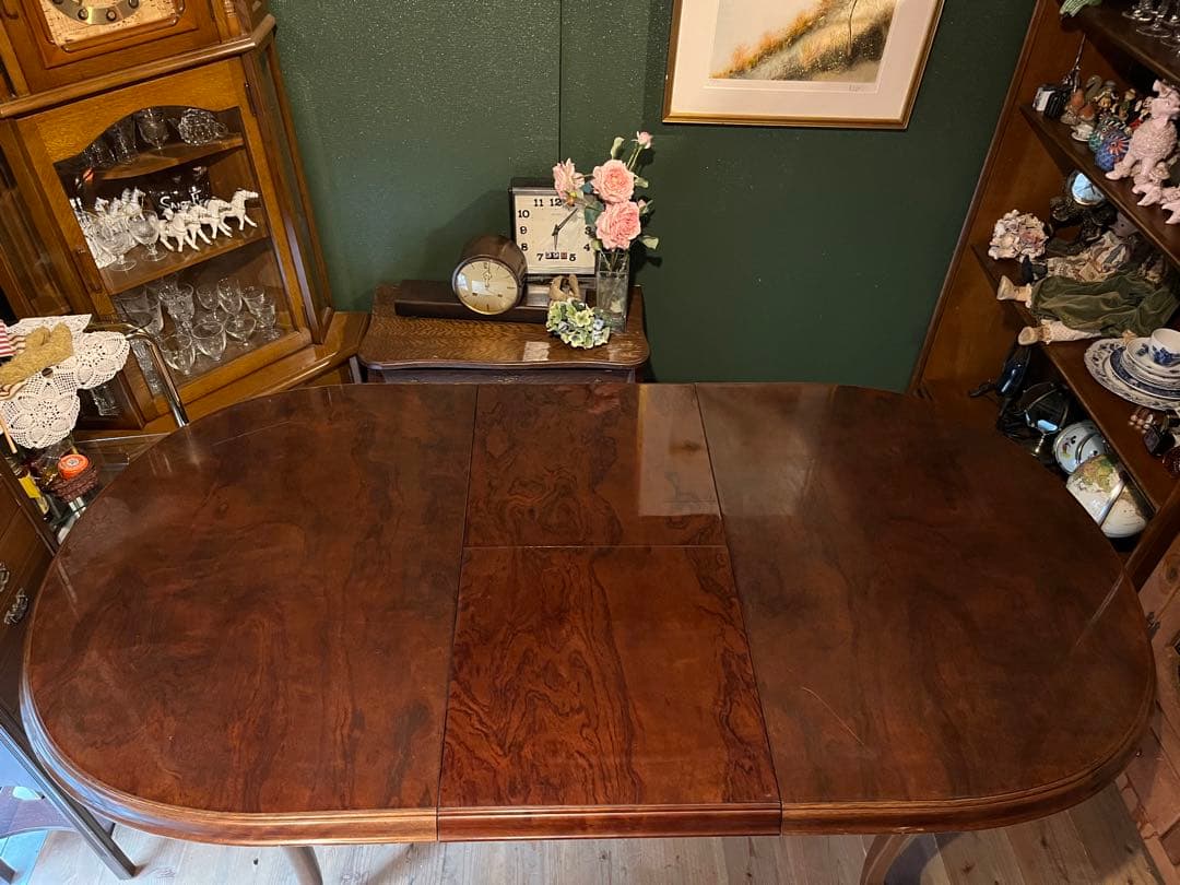 マルニ ベルサイユ ダイニングテーブル 6人用 伸縮 アンティーク インテリア