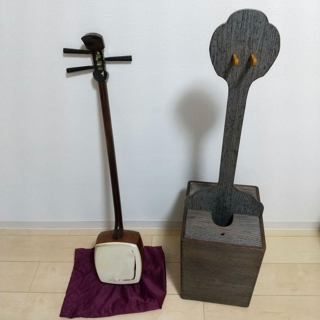 三味線 桐箱スタンド