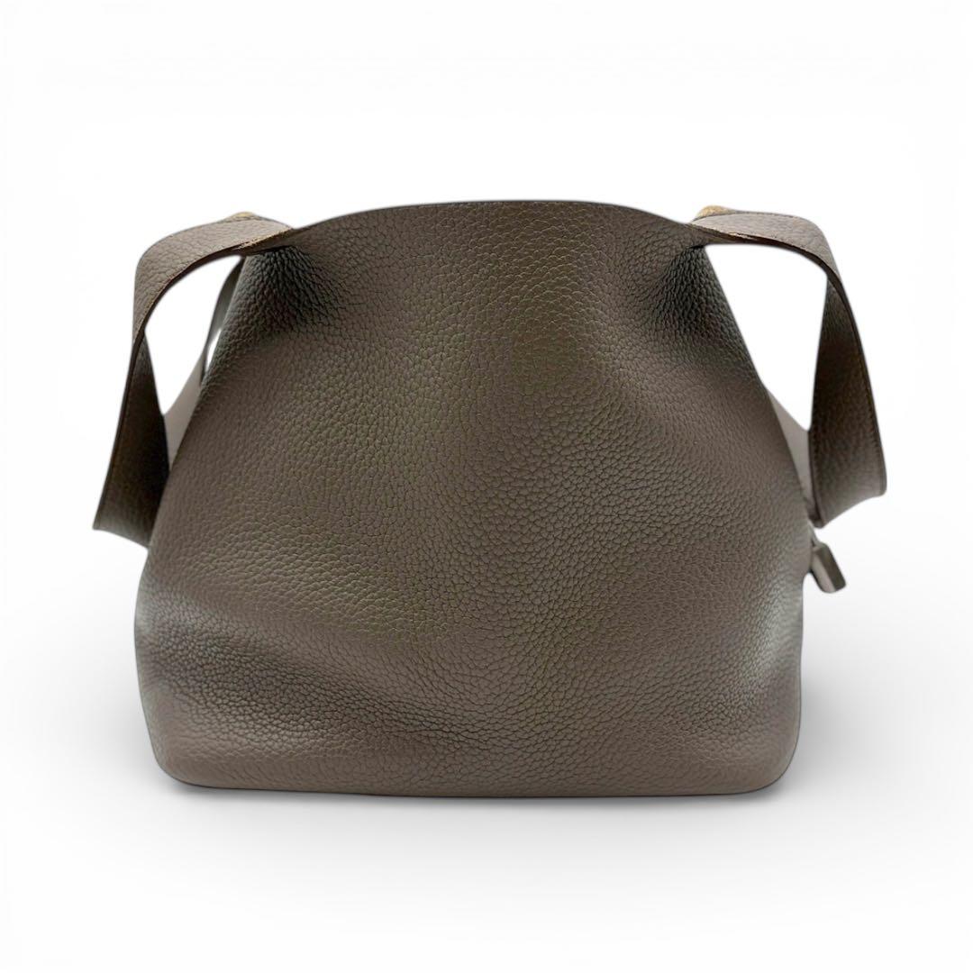 【美品】エルメス ピコタンロック MM トリヨン エタン ハンドバッグ