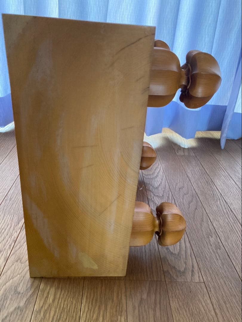 木製囲碁盤・碁石 5.8寸　静岡の工房　本榧(ほんかや)