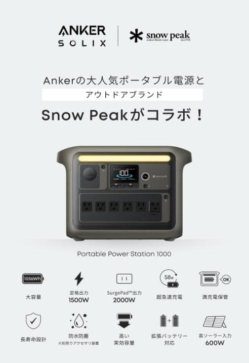 Anker Power Station 1000  Peakモデル