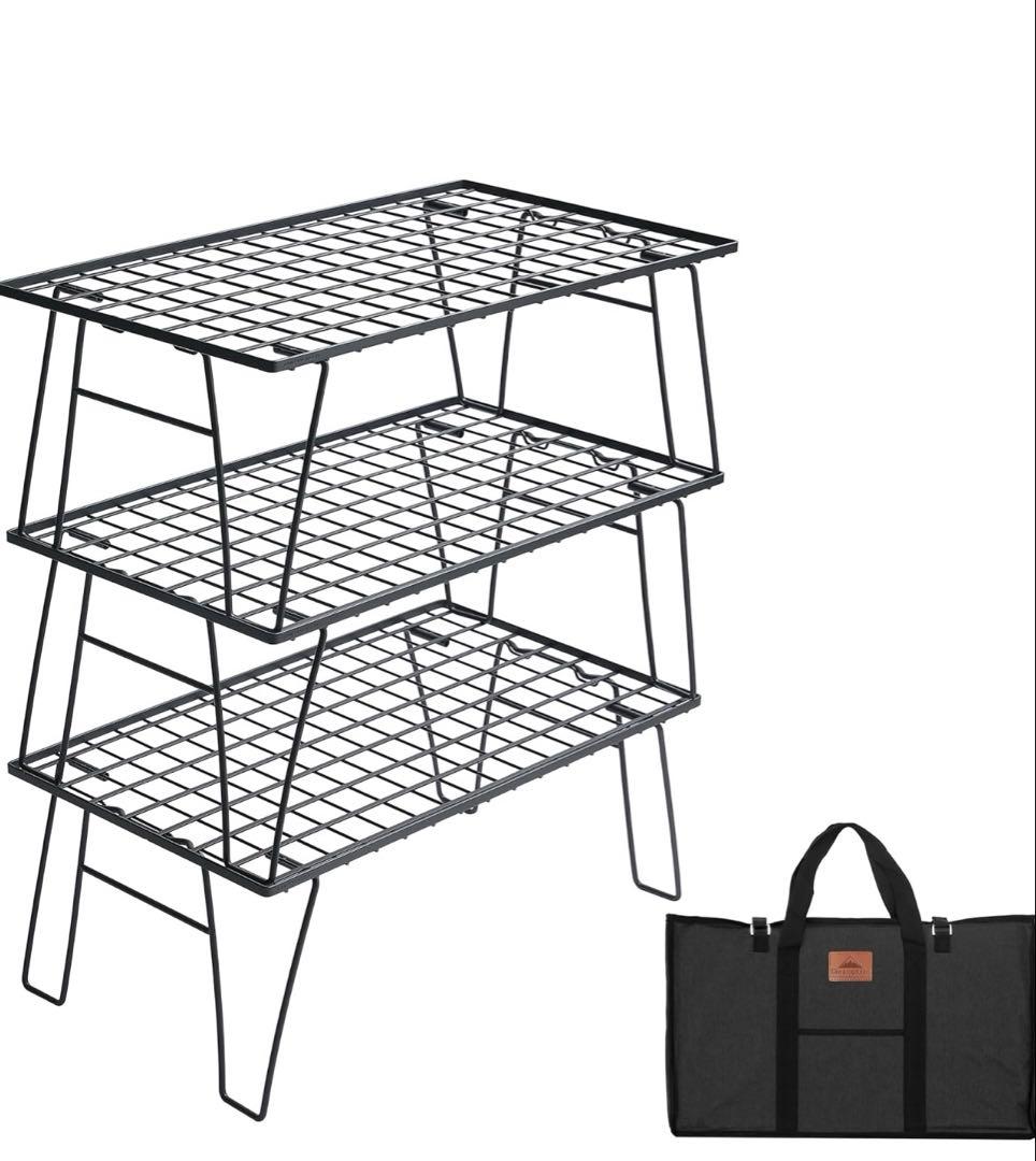 カ*ル様 フィールドラック　3段＋天板セット