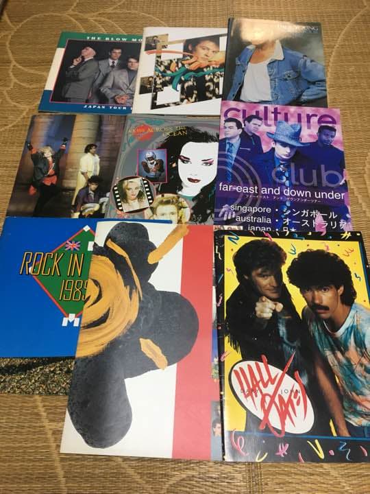 80's 90's 洋楽 コンサートパンフ 全部で35000円！