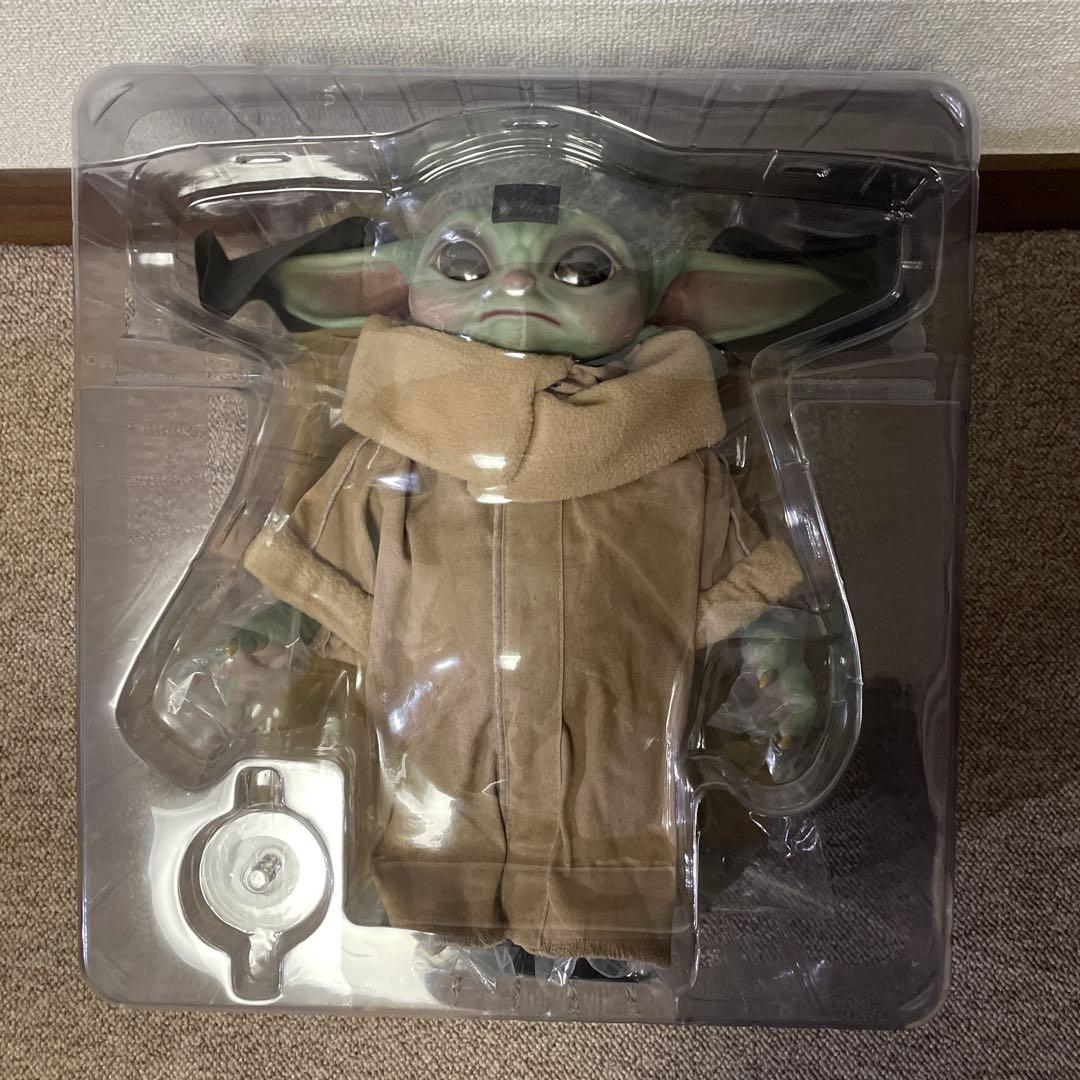 【美品】グローグー　キャリーバッグ付　ライフサイズ　マンダロリアン　ホットトイズ