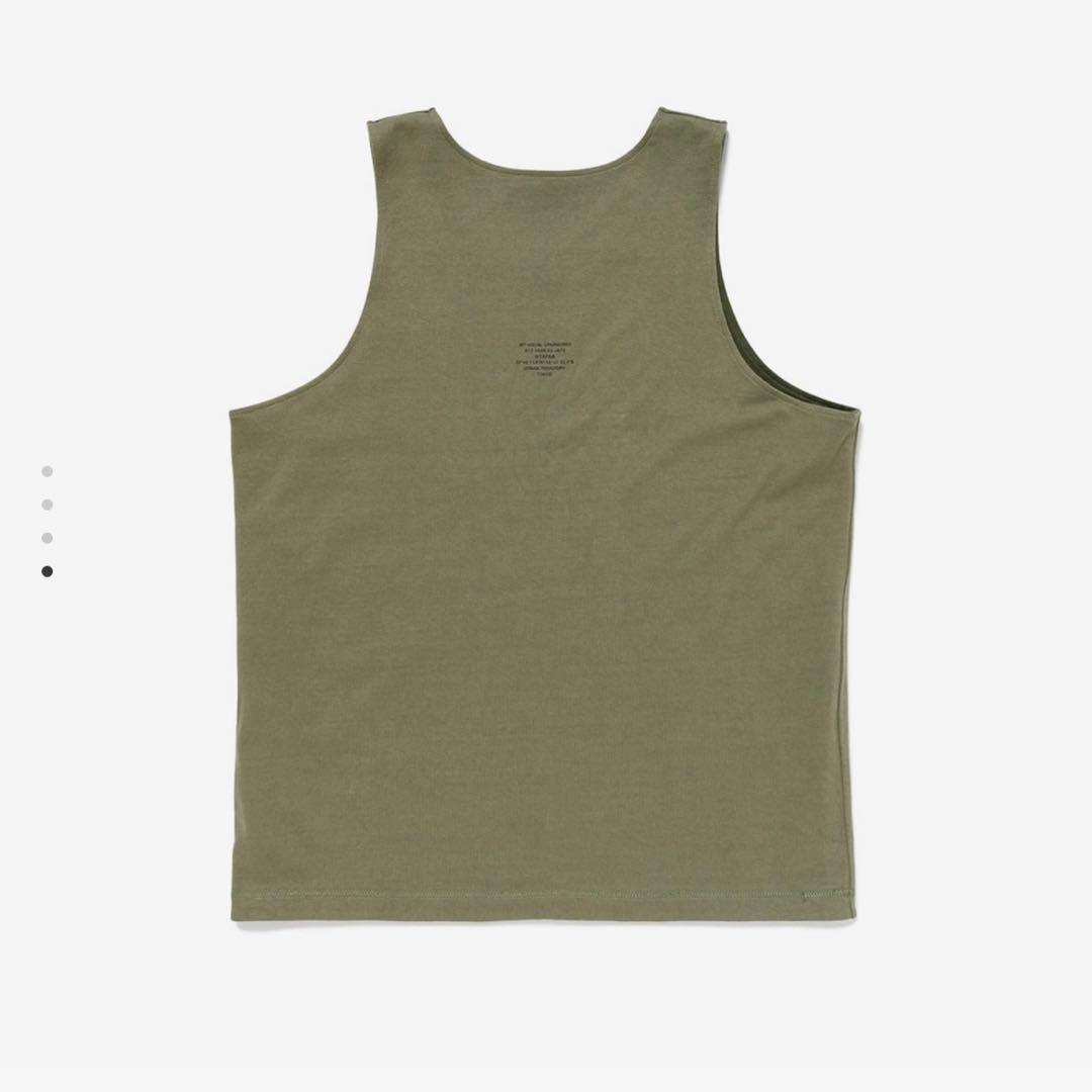 新品 WTAPS MUDDY/TANKTOP/COTTON オリーブドラブ L