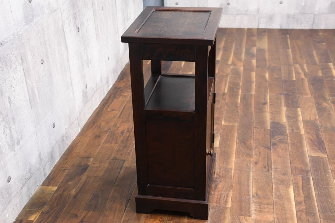 EFK21 北海道民芸家具 HM861K 電話台 9.6万 カバ/樺 無垢材