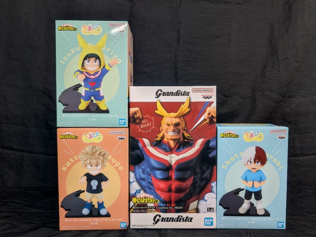 僕のヒーローアカデミア ちあぴこ３種 ＋ Grandista 全４点SET
