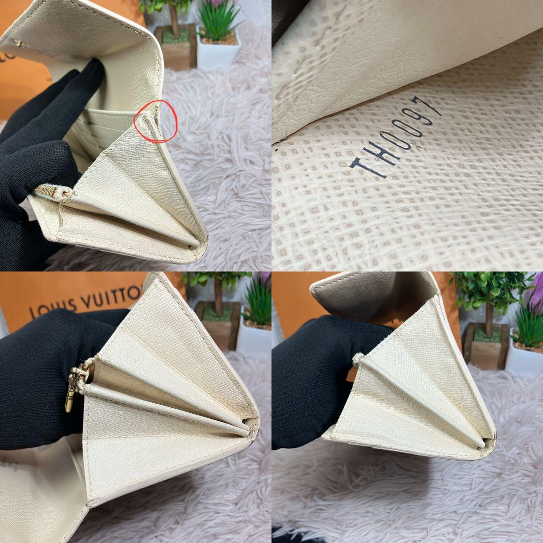 ！美品！ ルイヴィトン ダミエアズール ポルトフォイユ サラ レディース 長財布