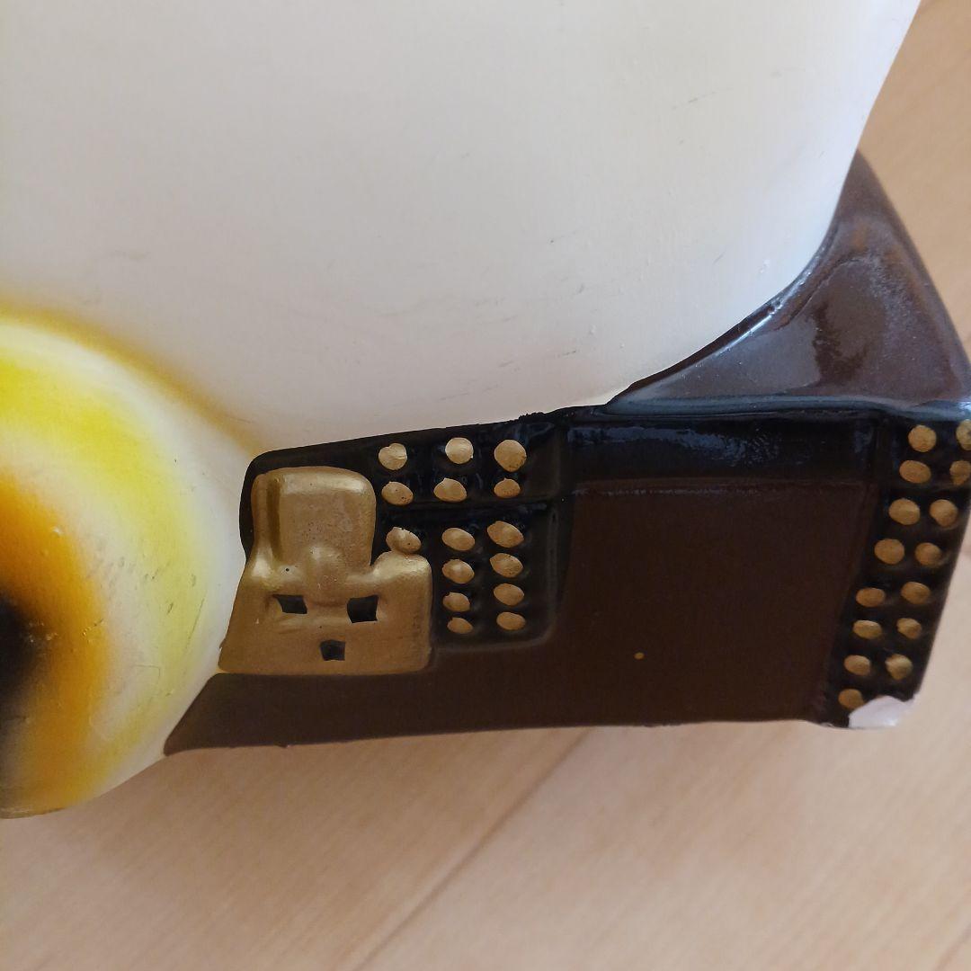 両手挙げ招き猫 アンティーク 昭和レトロ 置物