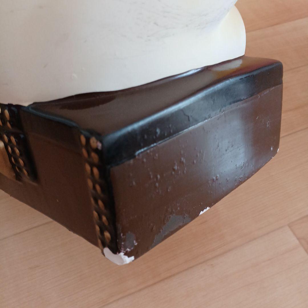 両手挙げ招き猫 アンティーク 昭和レトロ 置物