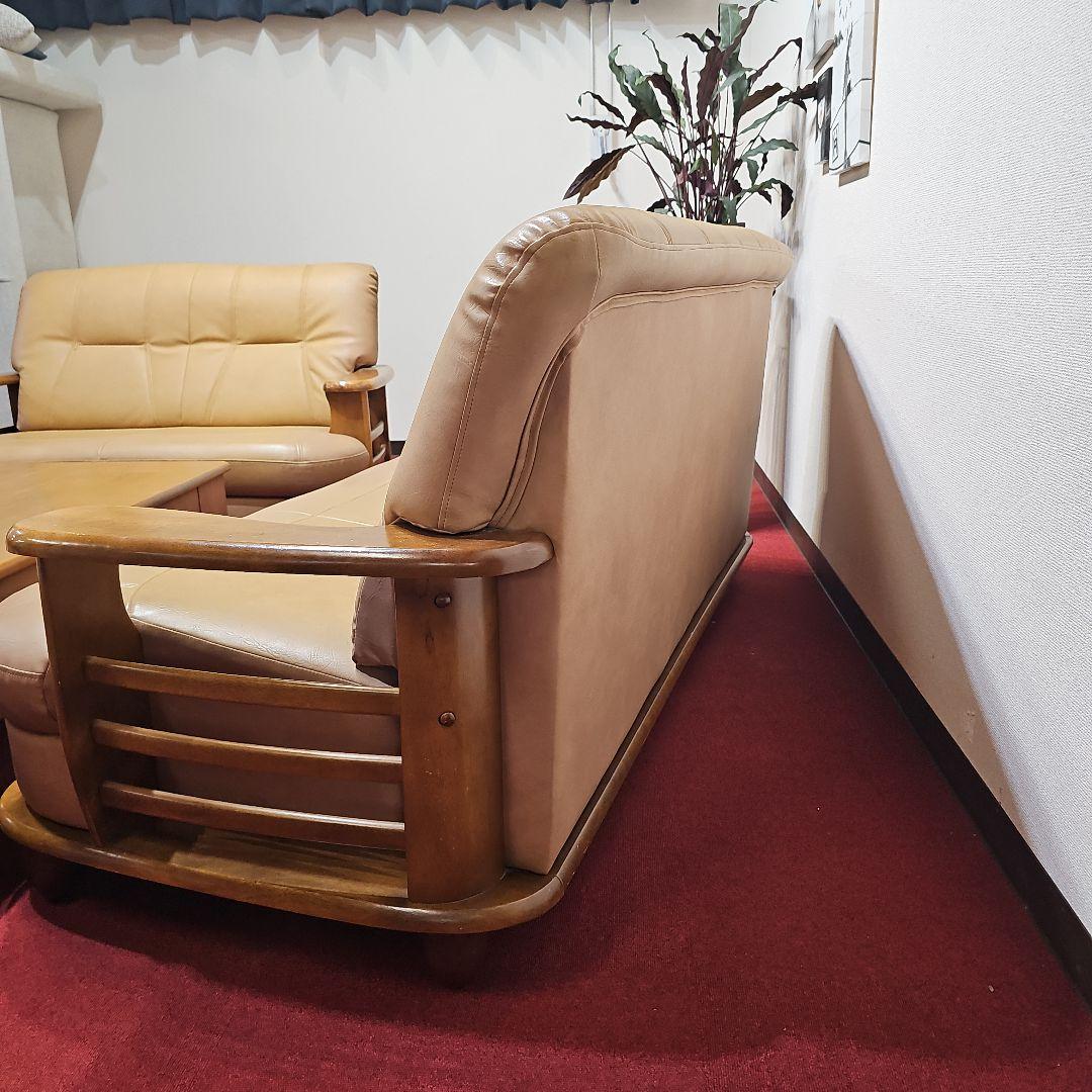 SET NITORI レトロ ベージュ ソファセット