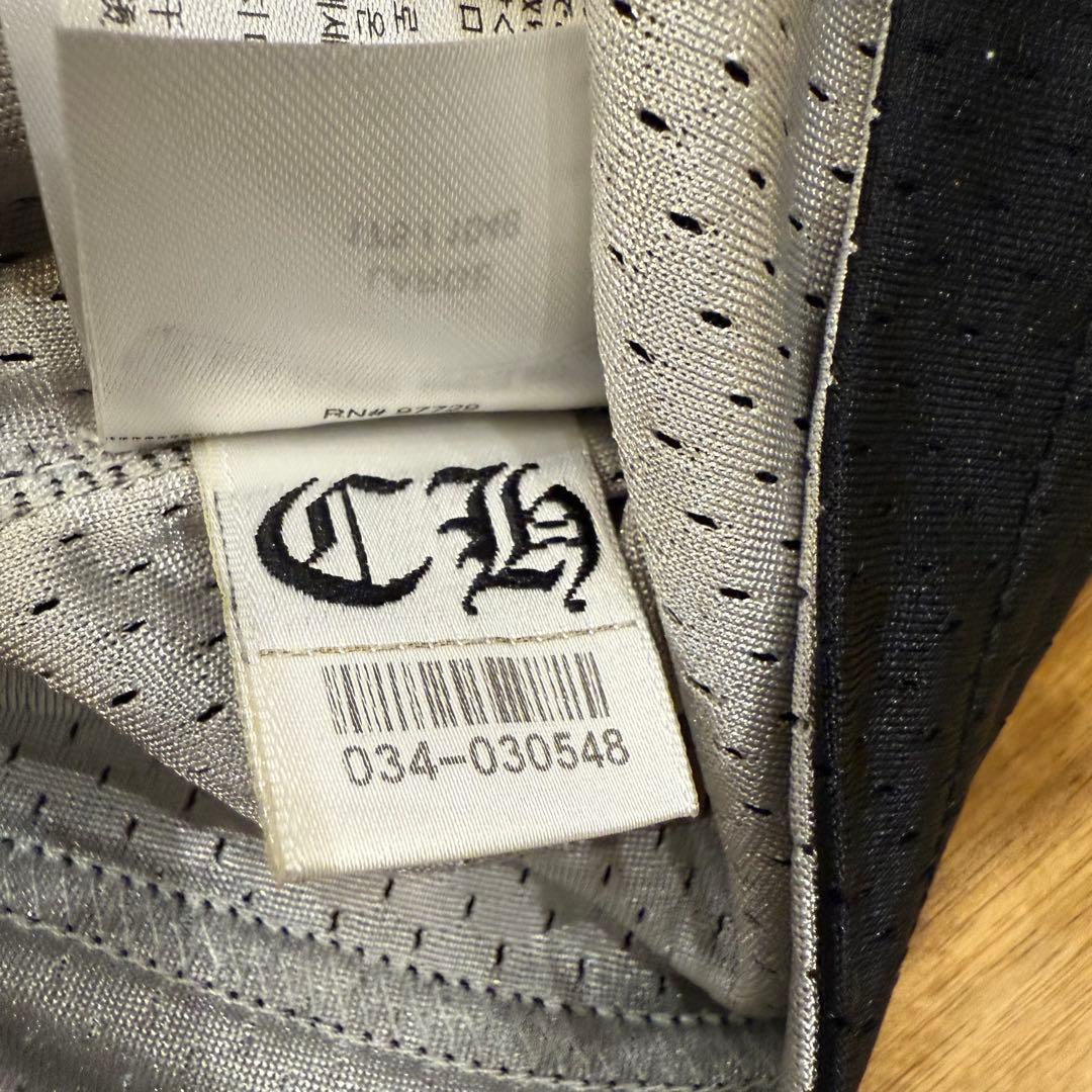 新品レア クロムハーツ メッシュ mesh タンクトップ ジャージ ブラック L