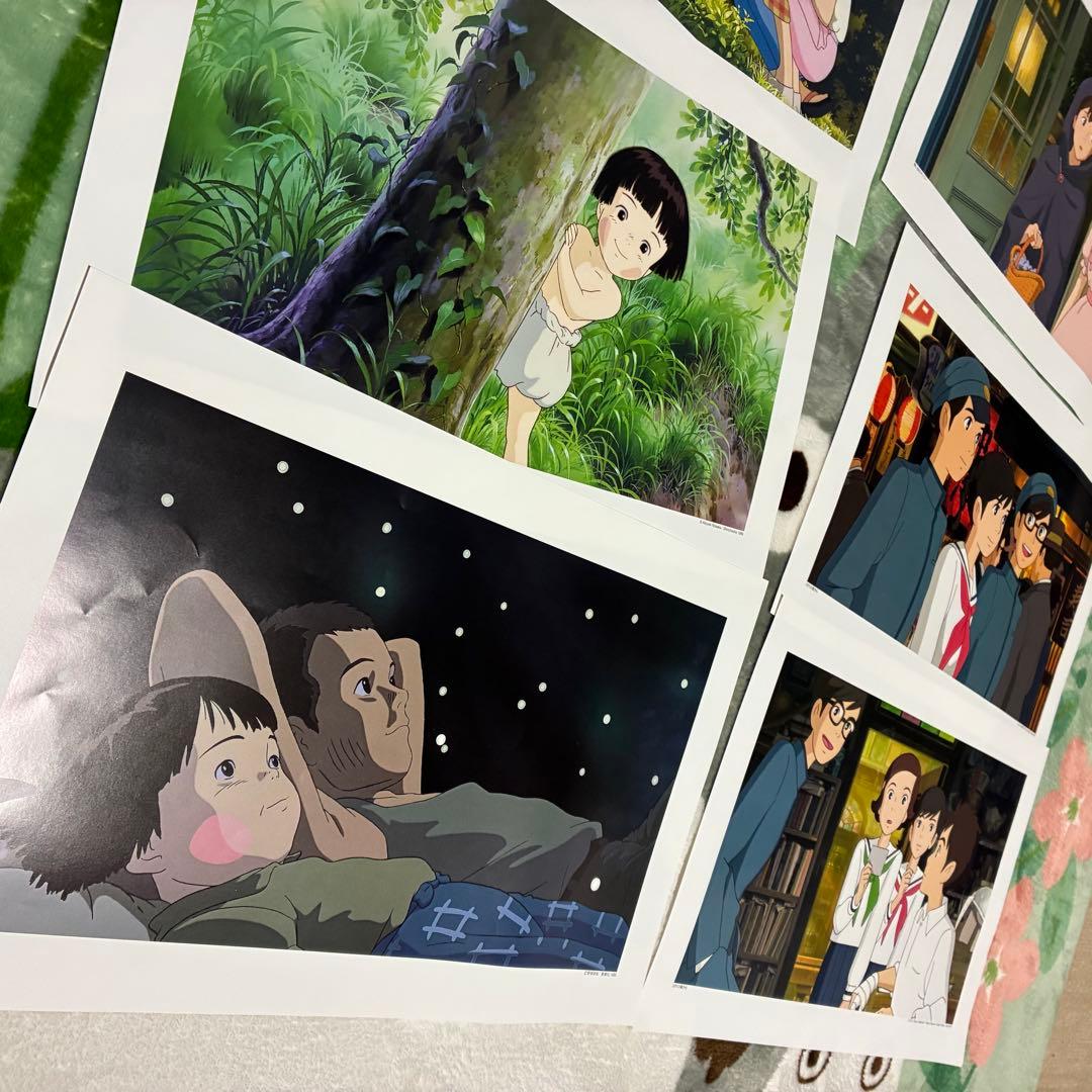 ジブリポスター柄違い、16タイトル各2枚合計32枚セット
