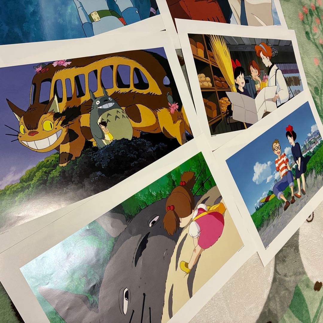ジブリポスター柄違い、16タイトル各2枚合計32枚セット