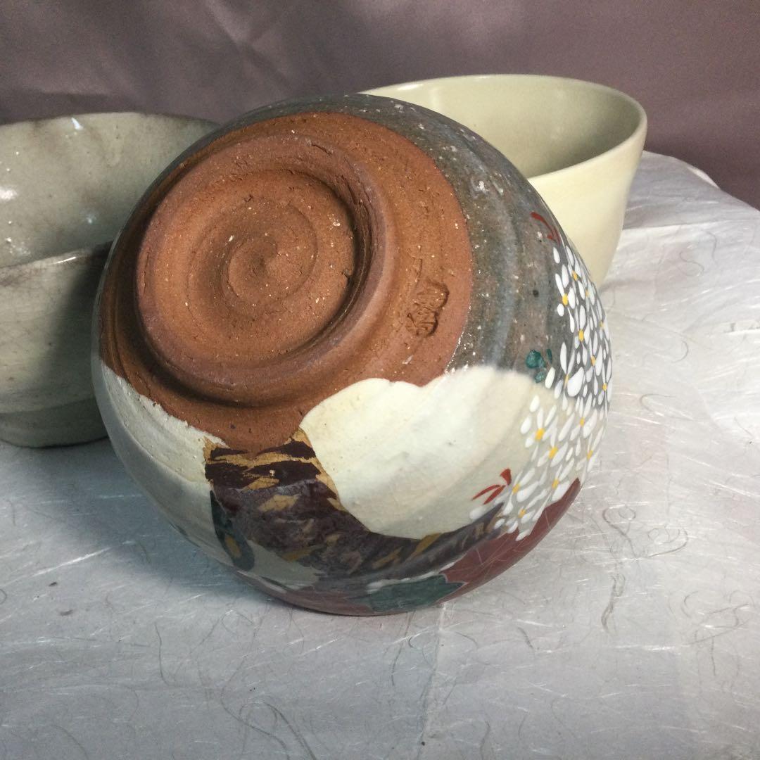 NO505…３点お茶碗です詳しくありません宜しくお願いします。