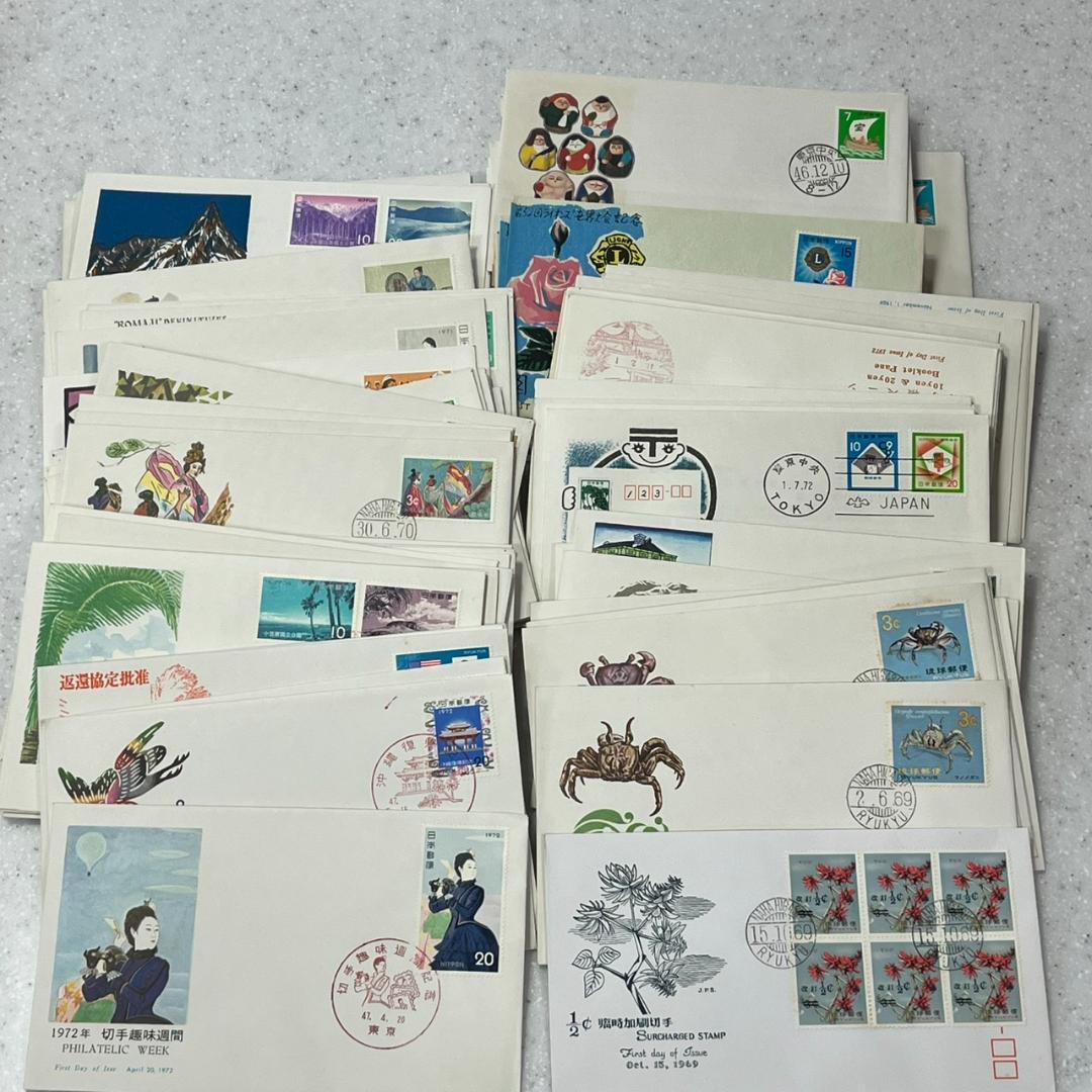 初日カバー 使用済み切手 FDC 大量 まとめて 約2.1kg 400枚以上