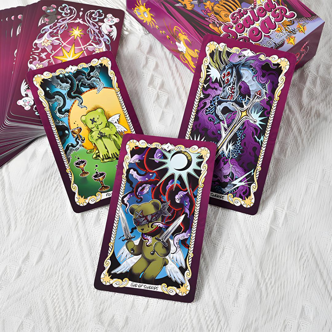 【正規品タロットカード】レア✨クラウドファンディング完売✨封印されたクマタロット