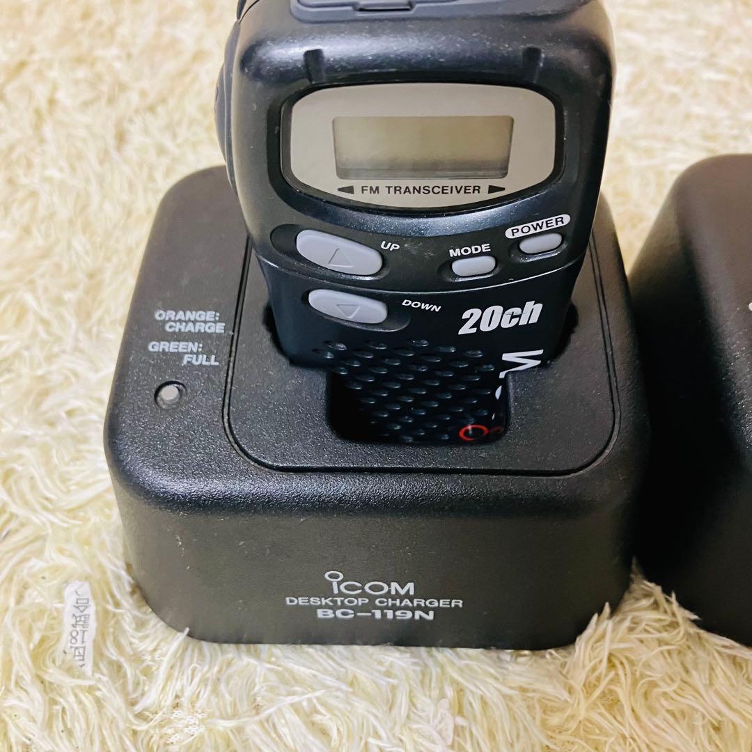 【付属品多数】ICOM IC−4008W 特小無線トランシーバー 2台セット
