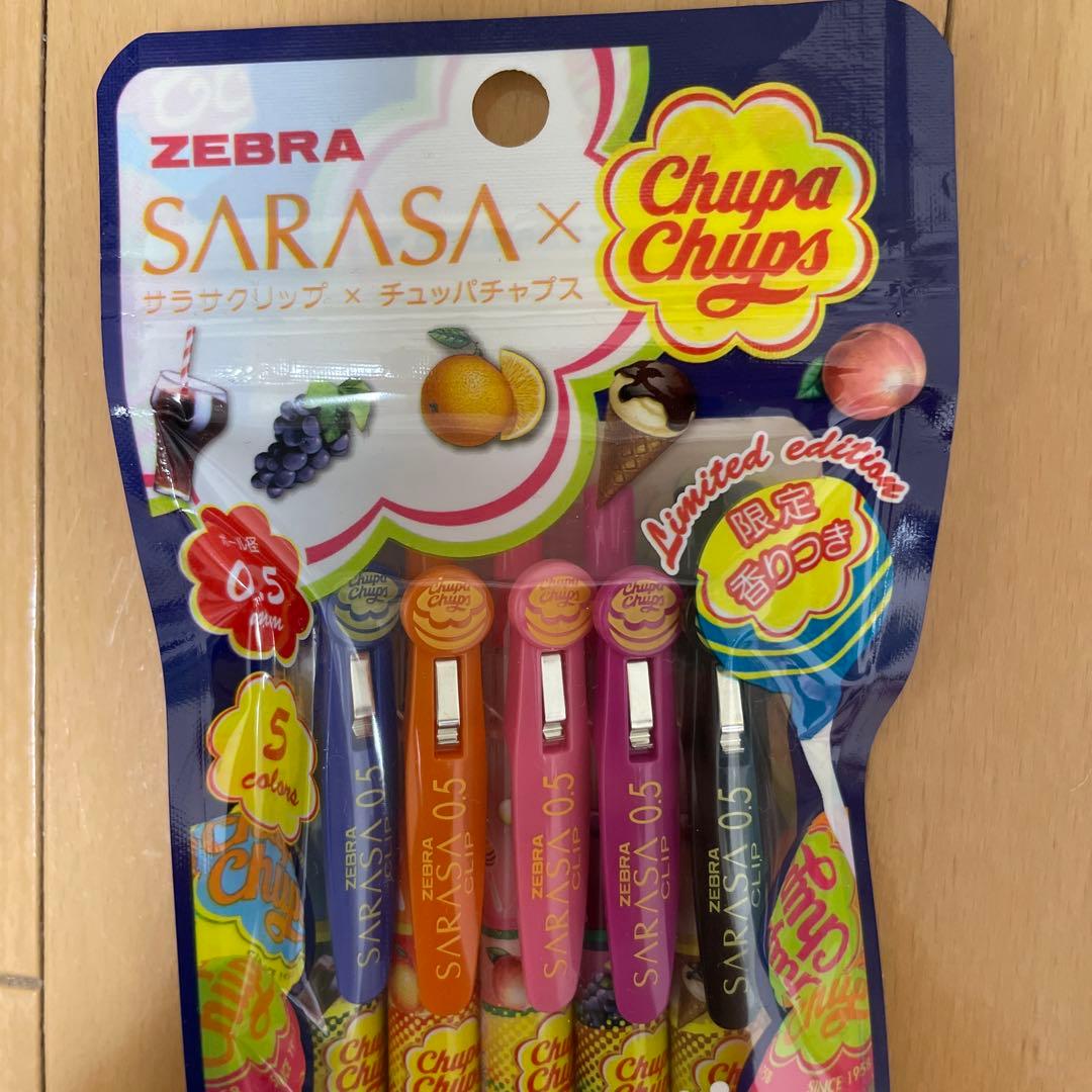 サラサクリップ× チュッパチャプス　5色セット