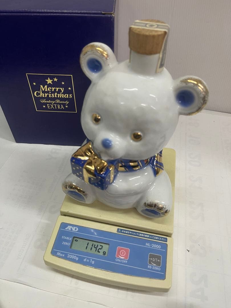 未開栓 SUNTORYサントリー ブランデー エクストラ クリスマスベアー 39