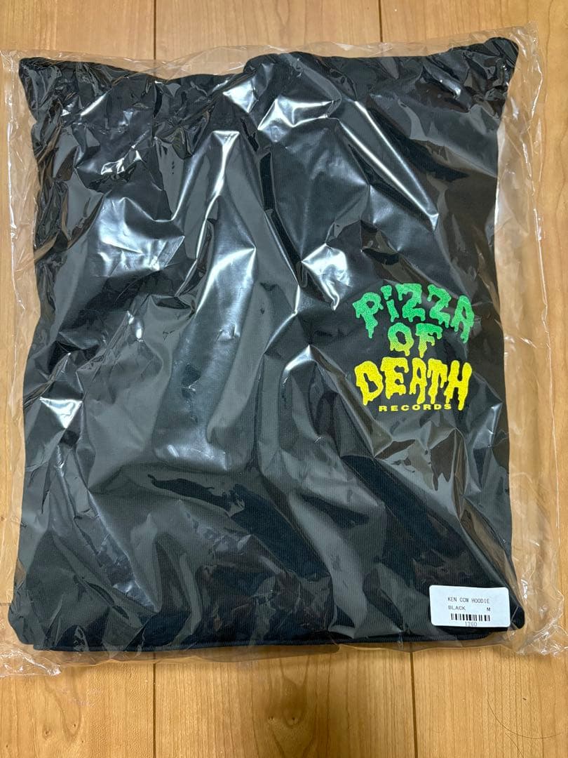 M 黒 ken yokoyama ccm パーカー PIZZA OF DEATH